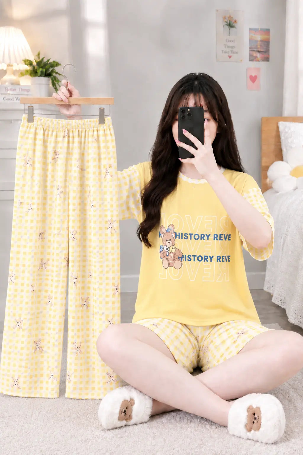 3 Piece History Imported Nightwear Set