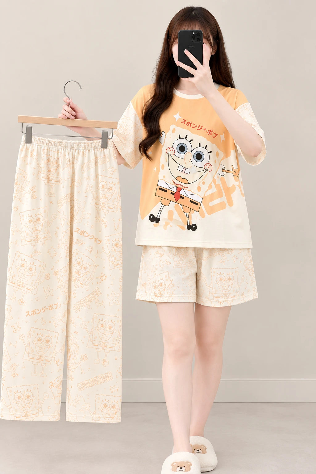 3 Piece Spong Bob Imported Nightwear Set